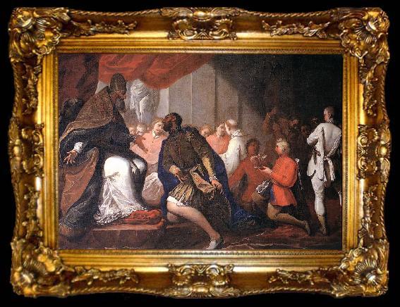 framed  RICCI, Sebastiano Paul III Appointing His Son Pier Luigi to Duke of Piacenza and Parma dt, ta009-2
